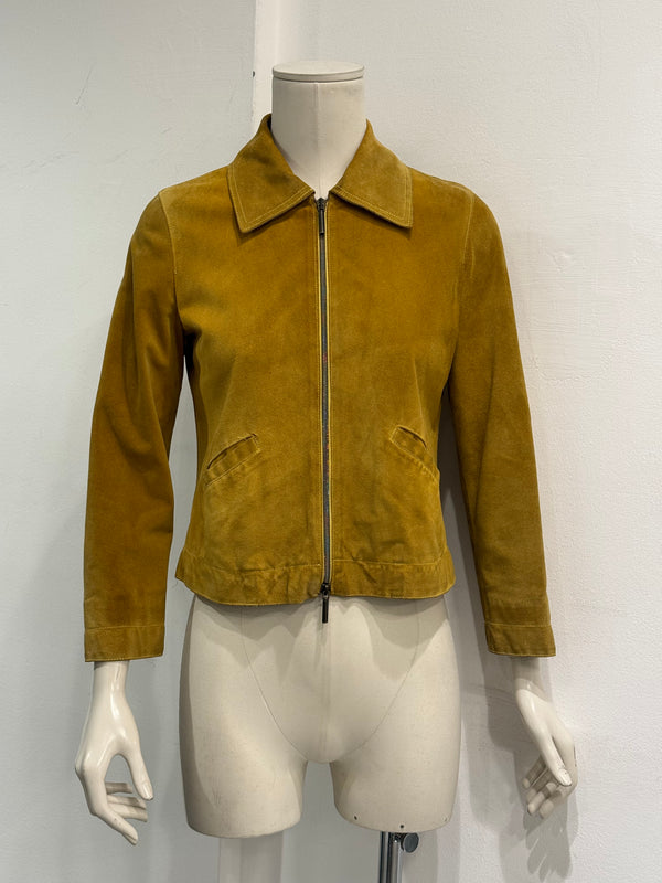 2000s Cavalli western suede jacket