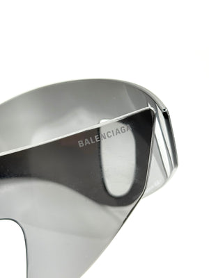 Balenciaga 24/7 runway visor sunglasses