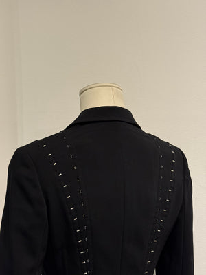 A/W2003 Dolce & Gabbana hook and eye tailored blazer