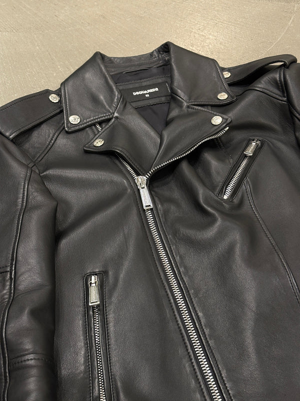 2020s Dsquared2 biker leather jacket