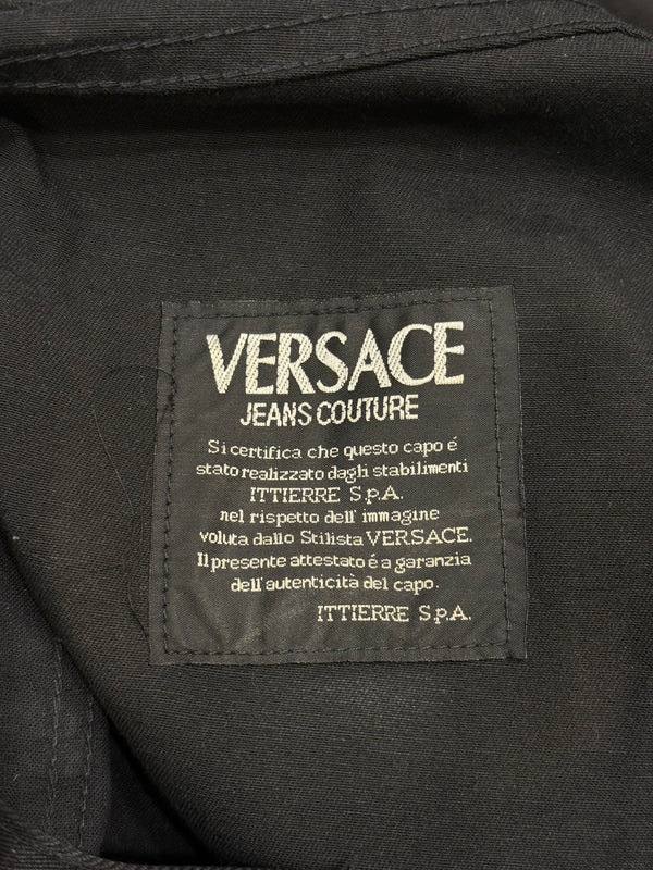 2000s Versace coated pants