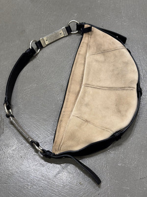 2002 Yves Saint Laurent Mombasa suede bag