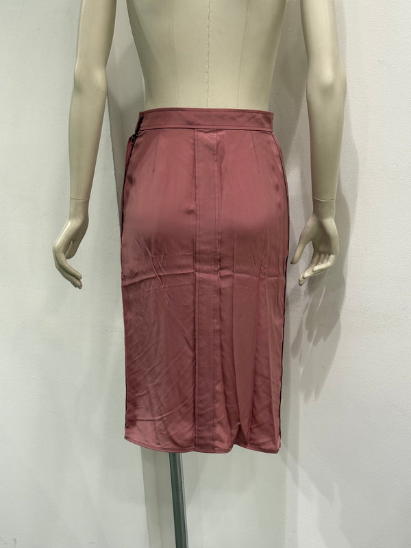 2000S Yves Saint Laurent by Tom Ford silk skirt