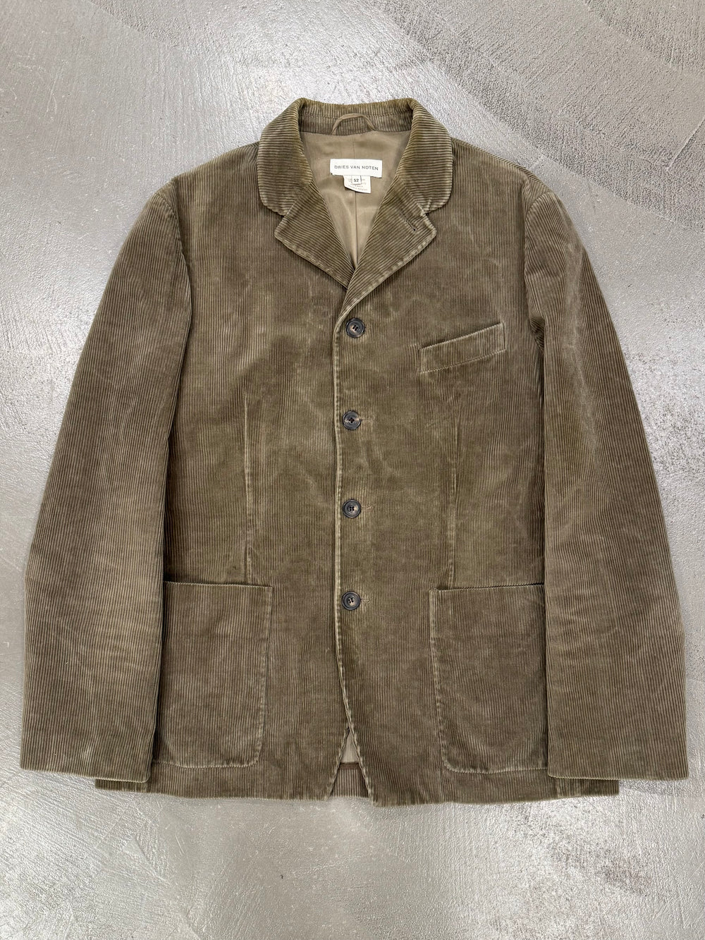 Dries Van Noten corduroy blazer jacket
