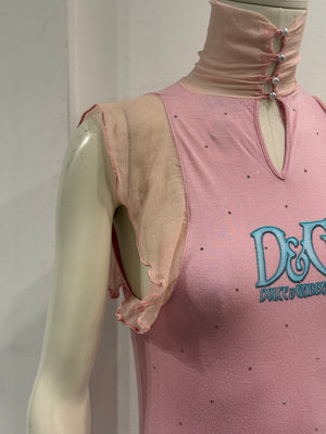 2000s Dolce & Gabbana logo tank top