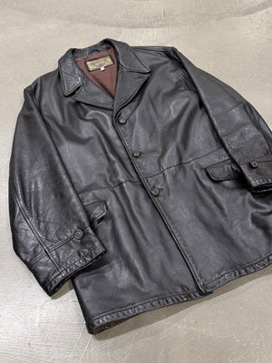 1990s ARMANI leather coat