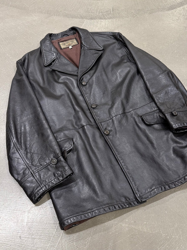 1990s ARMANI leather coat