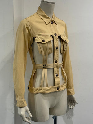 1989 Jean Paul Gaultier Junior iconic cage jacket