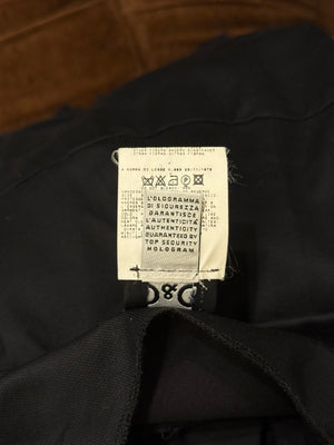 2000s Dolce & Gabbana cotton midi dress