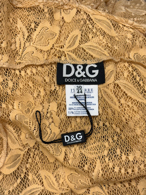 2000s Dolce & Gabbana lace dress