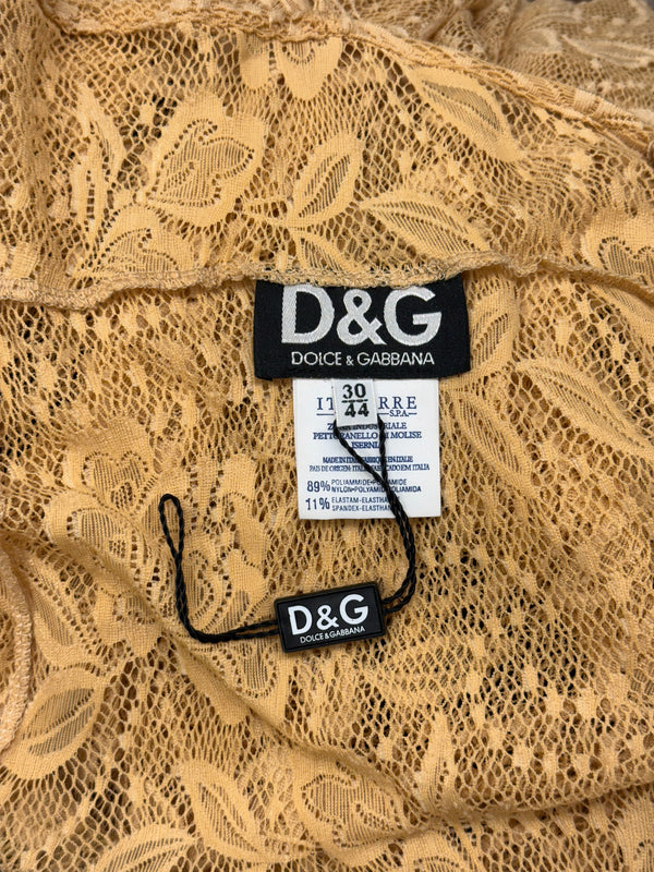 2000s Dolce & Gabbana lace dress