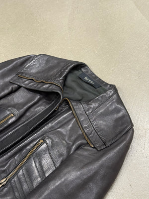 A/W2003 Gucci by tom Ford paneled moto leather jacket