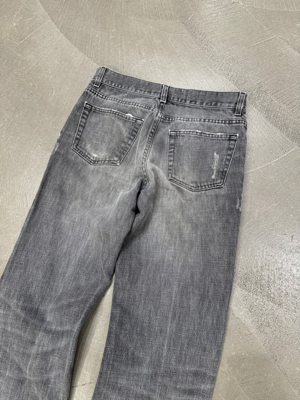 1990s Helmut Lang distressed faded denim