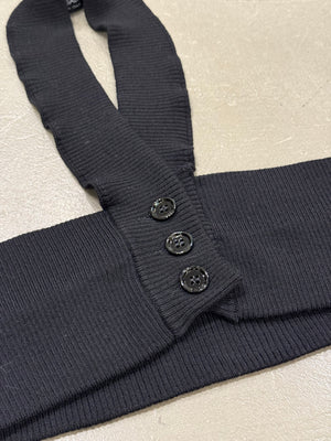 A/W2003 Dolce & Gabbana deconstructed wool top