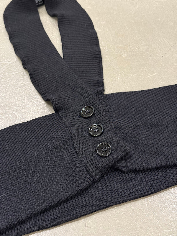 A/W2003 Dolce & Gabbana deconstructed wool top