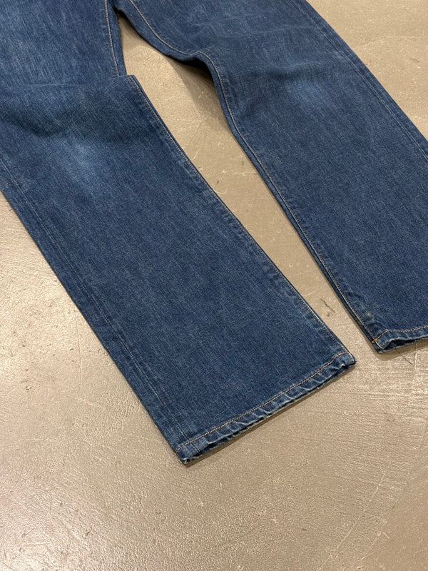 2000s Dior by Hedi Slimane classic raw denim jeans