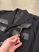 Load image into Gallery viewer, Dirk Bikkembergs metal clip military blazer
