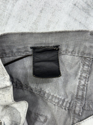 S/S2006 Dior by Hedi Slimane painted denim pants