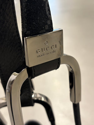 F/W1997 Gucci by Tom Ford monogram suede hobo bag