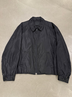 1990s Prada black technical nylon jacket