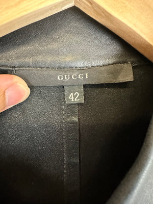 FW1999 Gucci Tom Ford leather biker jacket