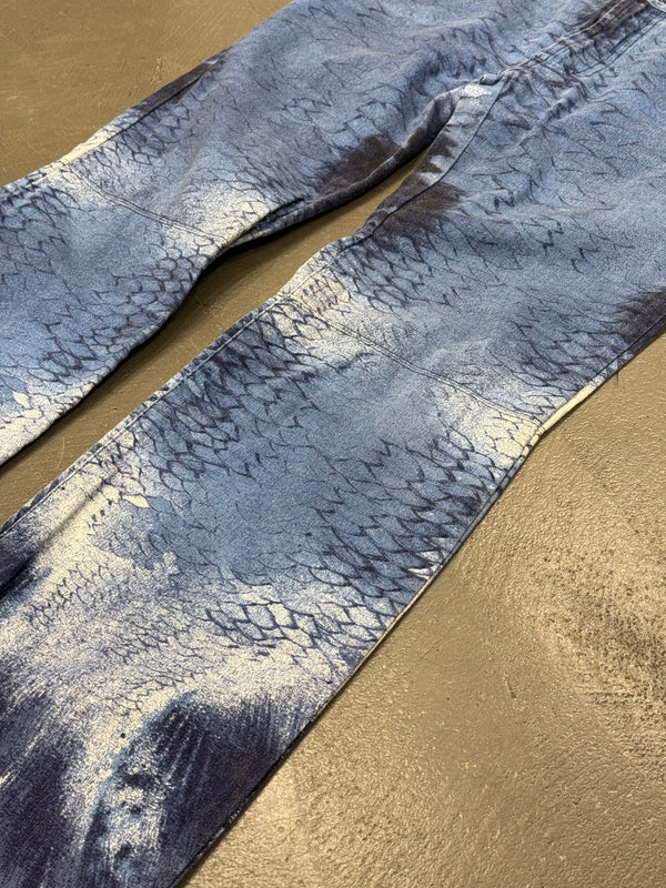 2000s Cavalli printed jeans