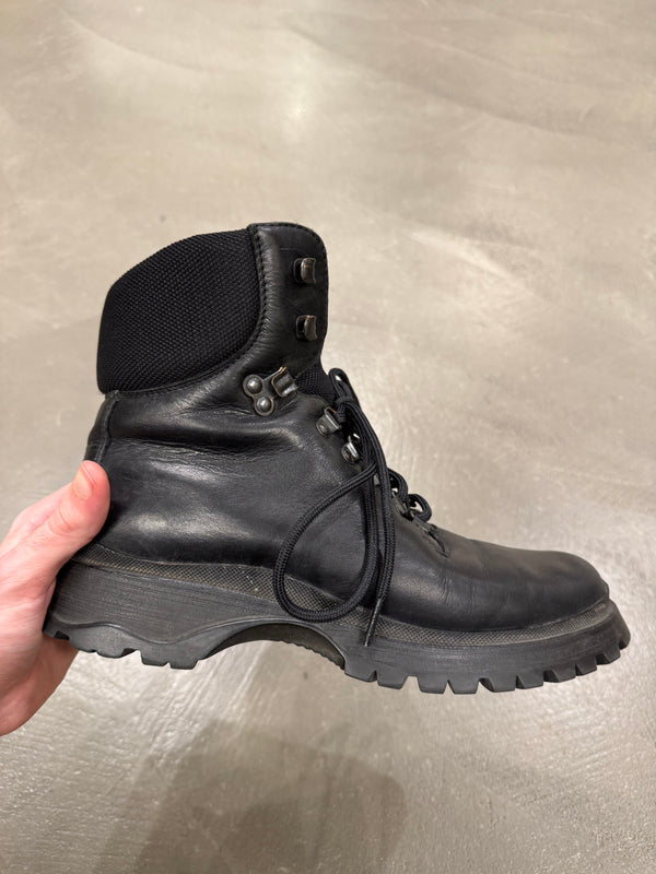 1999 Prada vibram leather boots