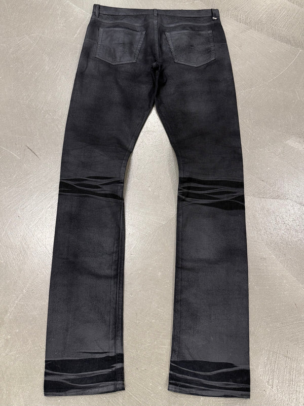 A/W2003 Dior by Hedi Slimane corduroy waxed jeans