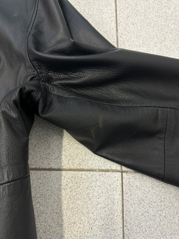 2000s Dolce & Gabbana black leather Jacket
