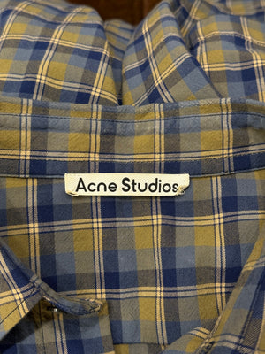 Acne Studios check cotton shirt