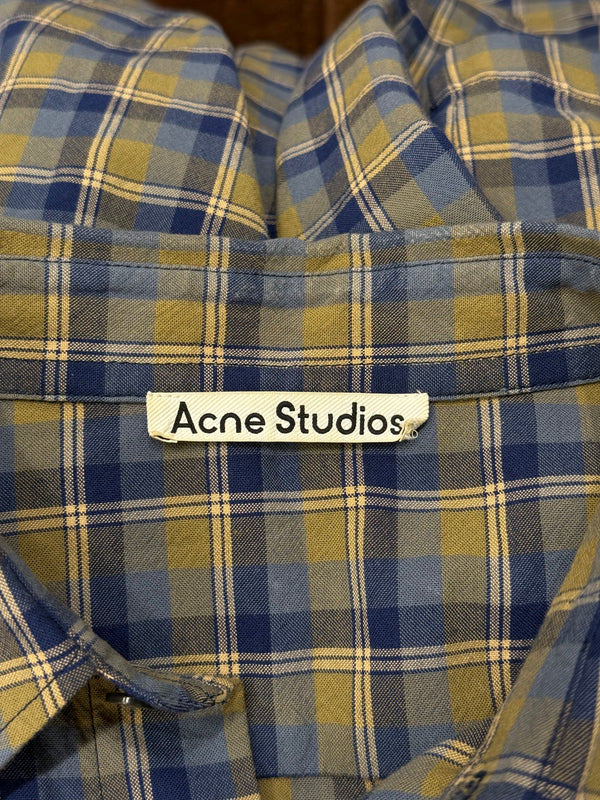 Acne Studios check cotton shirt