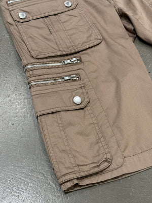 S/S2008 Dolce & Gabbana runway multi zipper cargo shorts