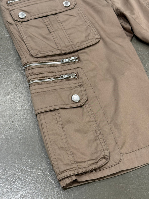 S/S2008 Dolce & Gabbana runway multi zipper cargo shorts