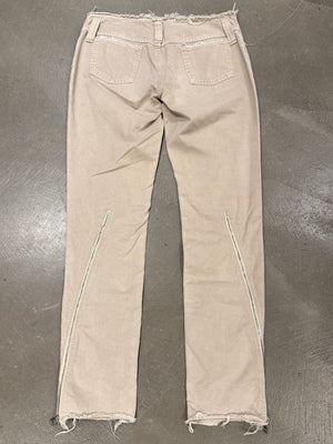 S/S2003 Dolce & Gabbana runway zipped distressed denim pants