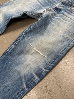2000s Dior by Hedi Slimane faded jeans