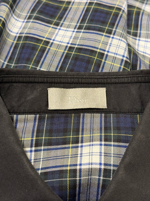 F/W2005 Dior by Hedi Slimane “fireworks” runway plaid shirt