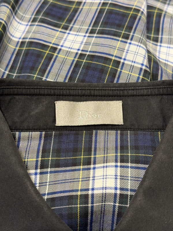 F/W2005 Dior by Hedi Slimane “fireworks” runway plaid shirt