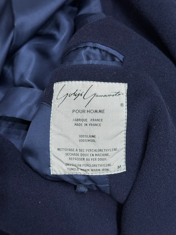 1990s Yohji Yamamoto long wool coat
