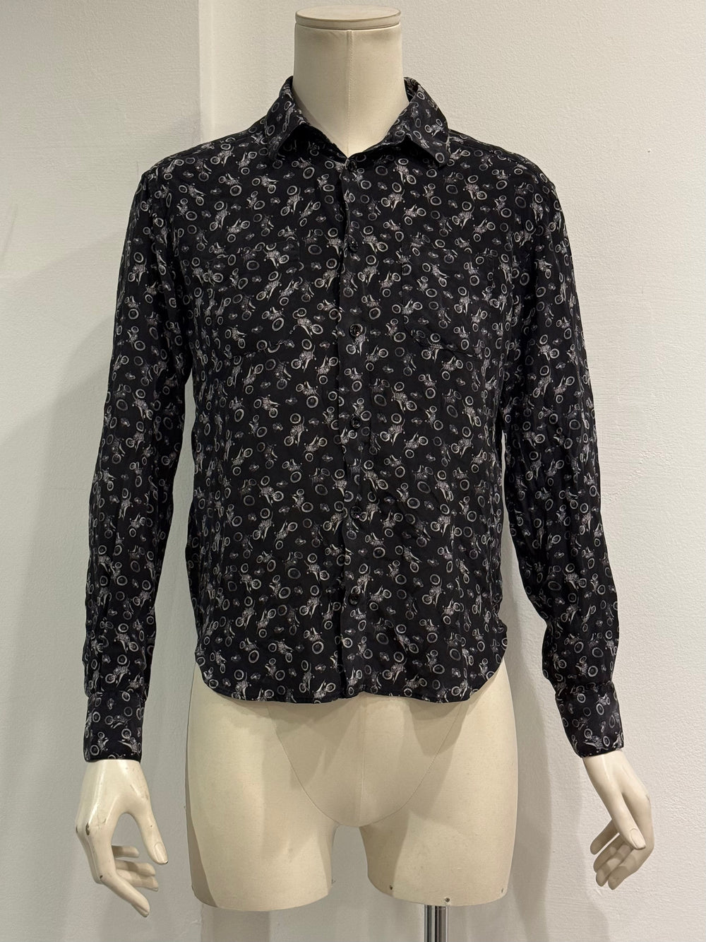2018-2019 Saint Laurent “Motorcycles” shirt