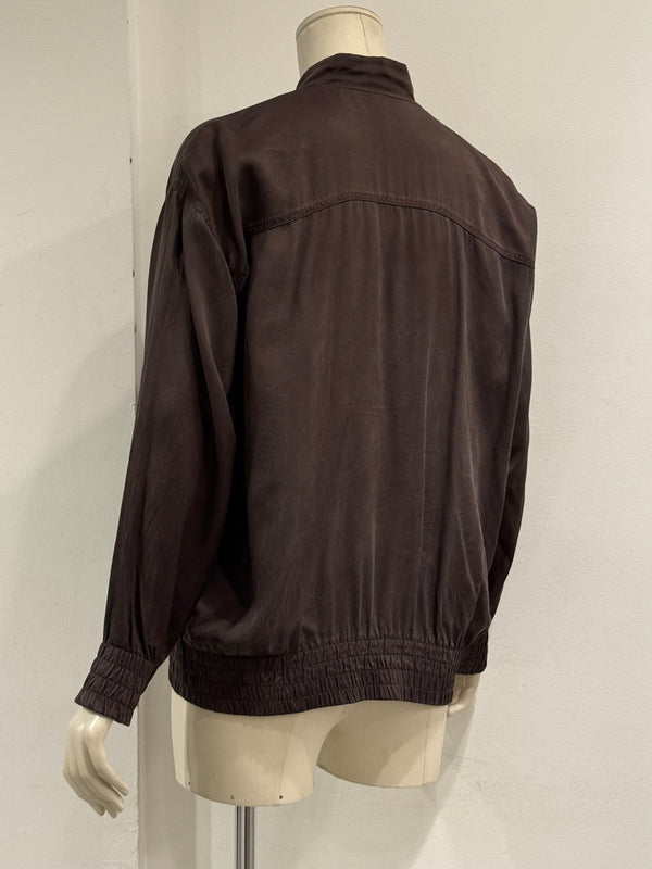 2013 Gucci silk field bomber jacket