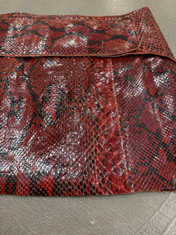 S/S2001 Dolce & Gabbana Python leather mini skirt