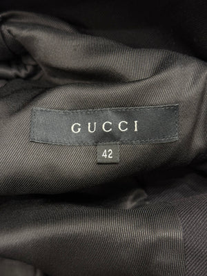 F/W 2003 Gucci by Tom Ford runway corset belted jacket