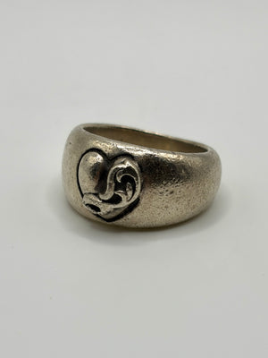 Chrome Hearts heart in bond ring