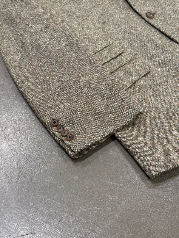 1990s Hermes wool tweed suit set