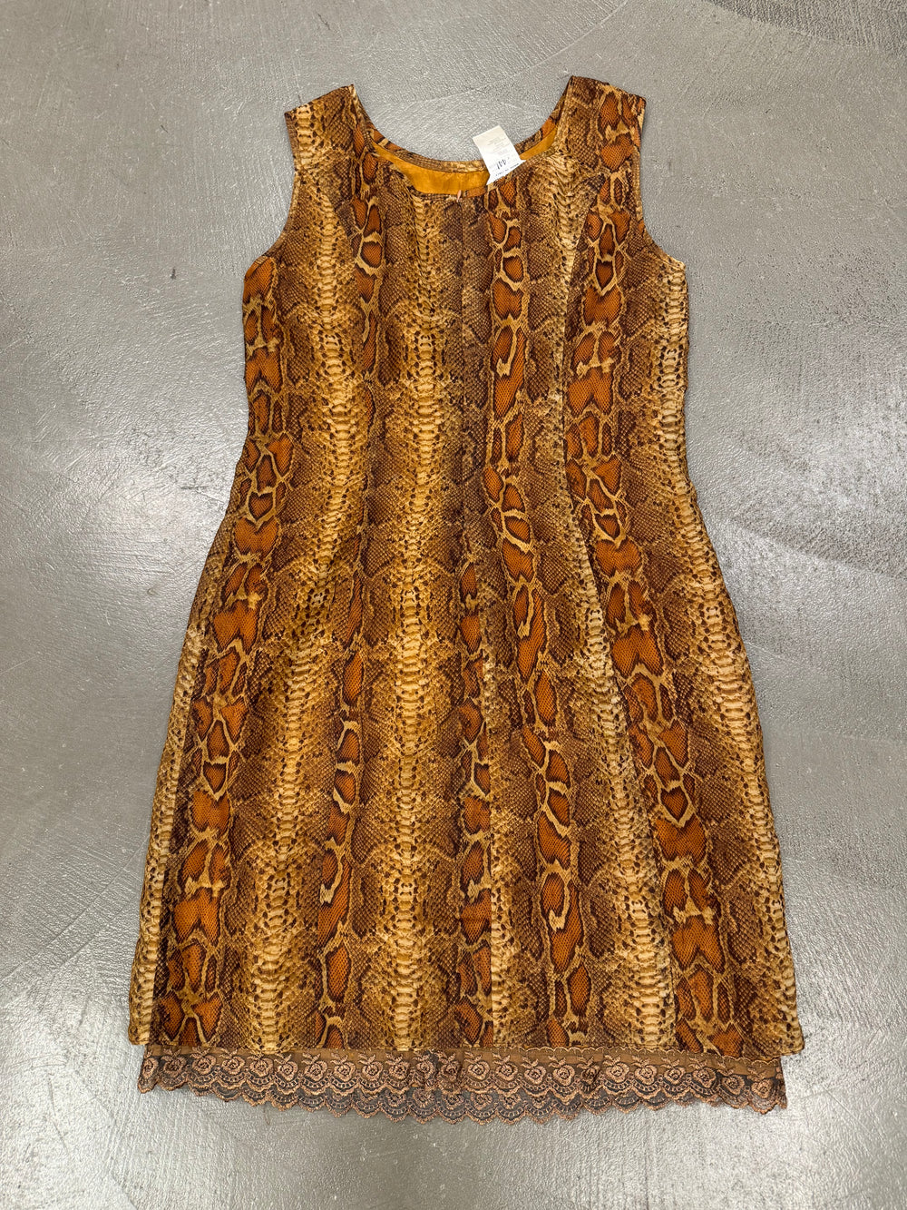 1990s Dolce & Gabbana Python snake print dress