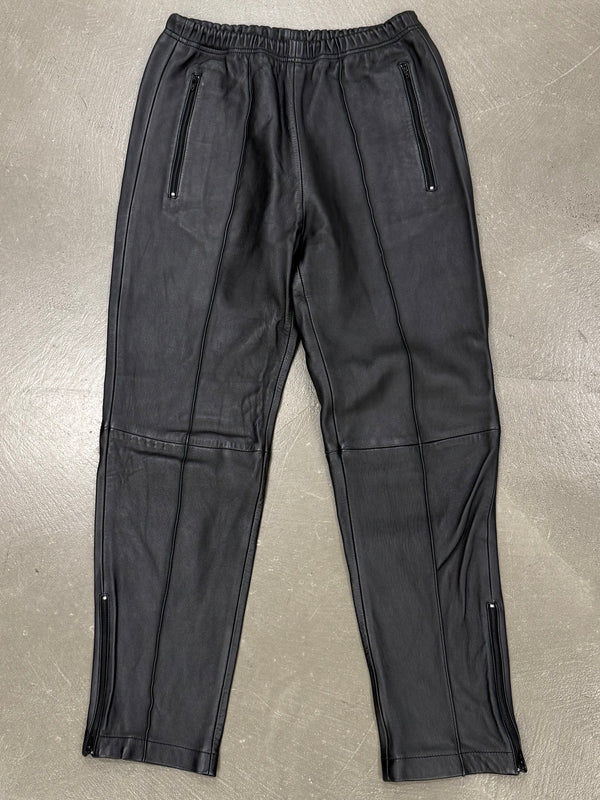 2016 Balenciaga leather sweatpants
