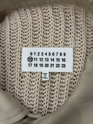 S/S2020 Maison Margiela ribbed-sleeve hybrid jacket