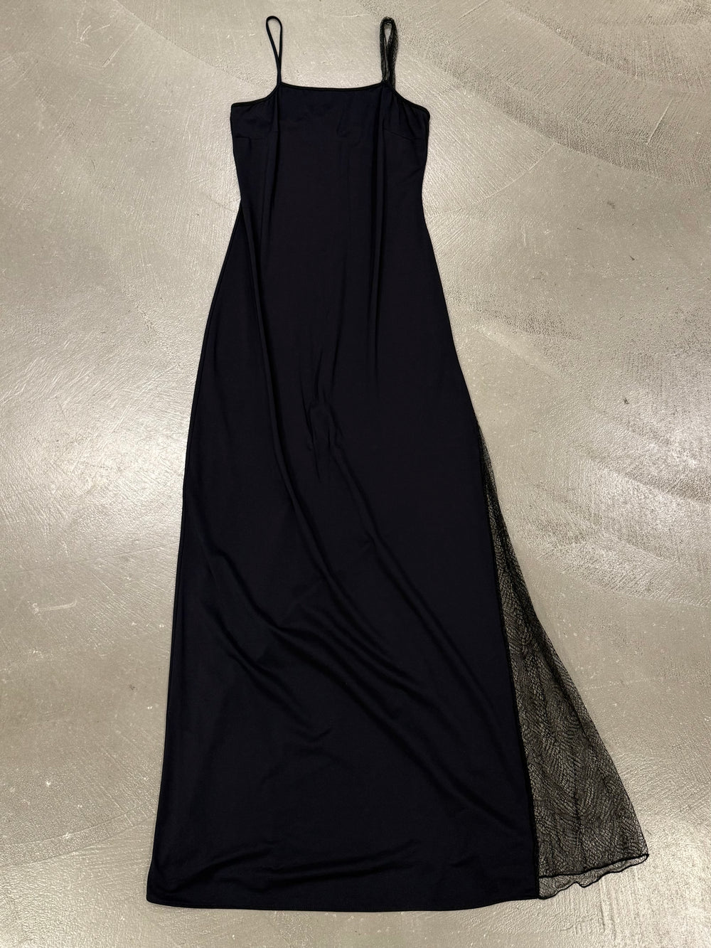 2000s Versace double layer sheer dress