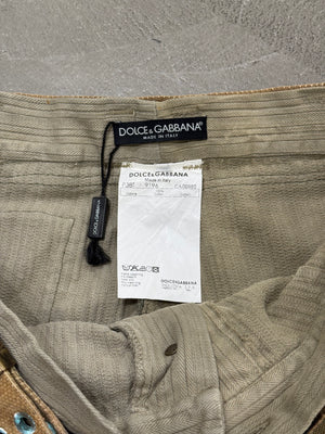 A/W2003 Dolce & Gabbana reconstructed italian army pants