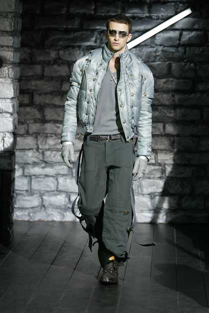 AW2003 Dolce & Gabbana runway sample bondage cargo pants
